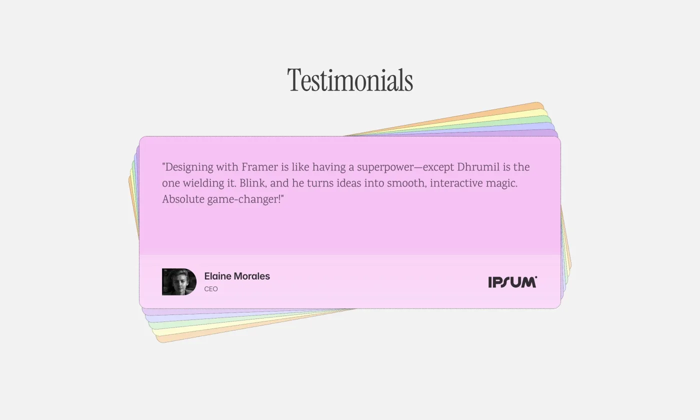 Frabruary day 11: Testimonial scroller