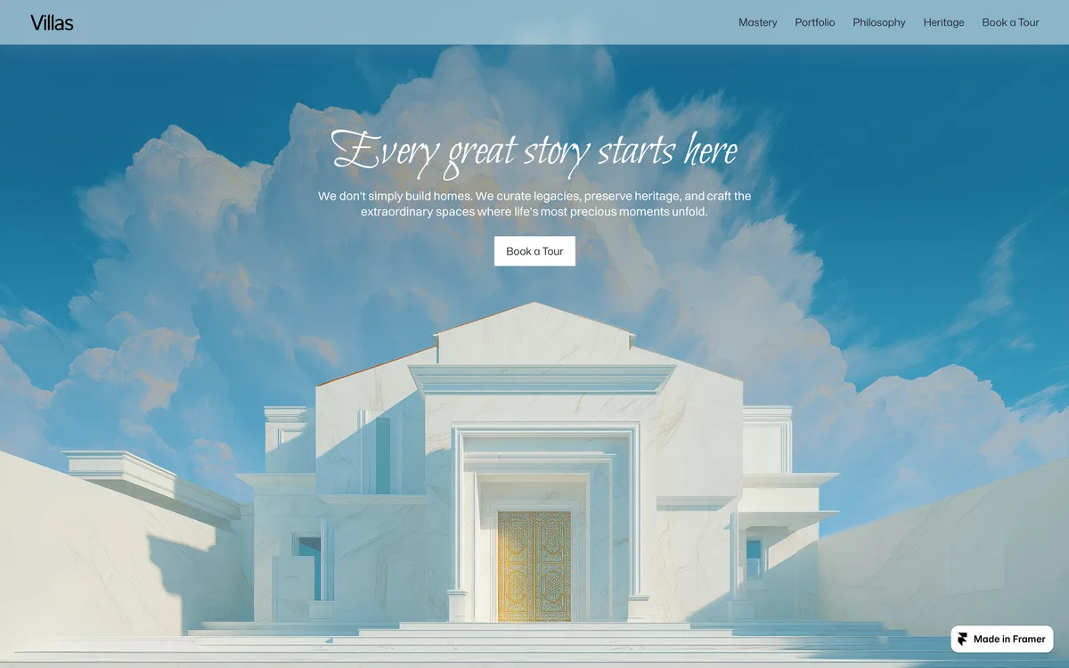 Mansions website